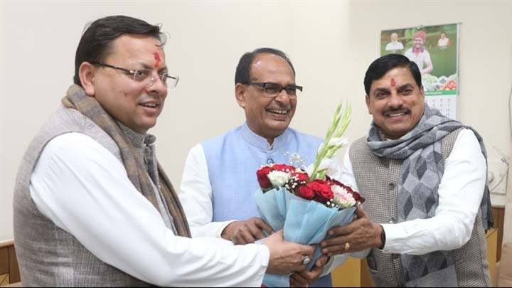 Chief Minister Dr. Yadav calls on Union Minister Shri Chouhan
